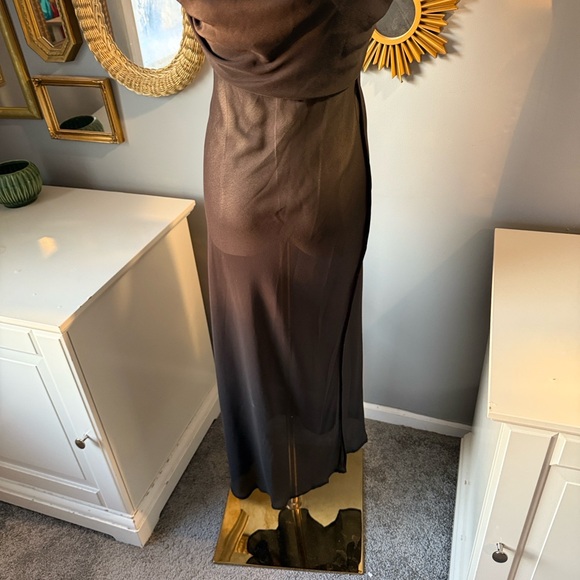 L’AGENCE Velvet midi dress size 2 - Picture 7 of 9